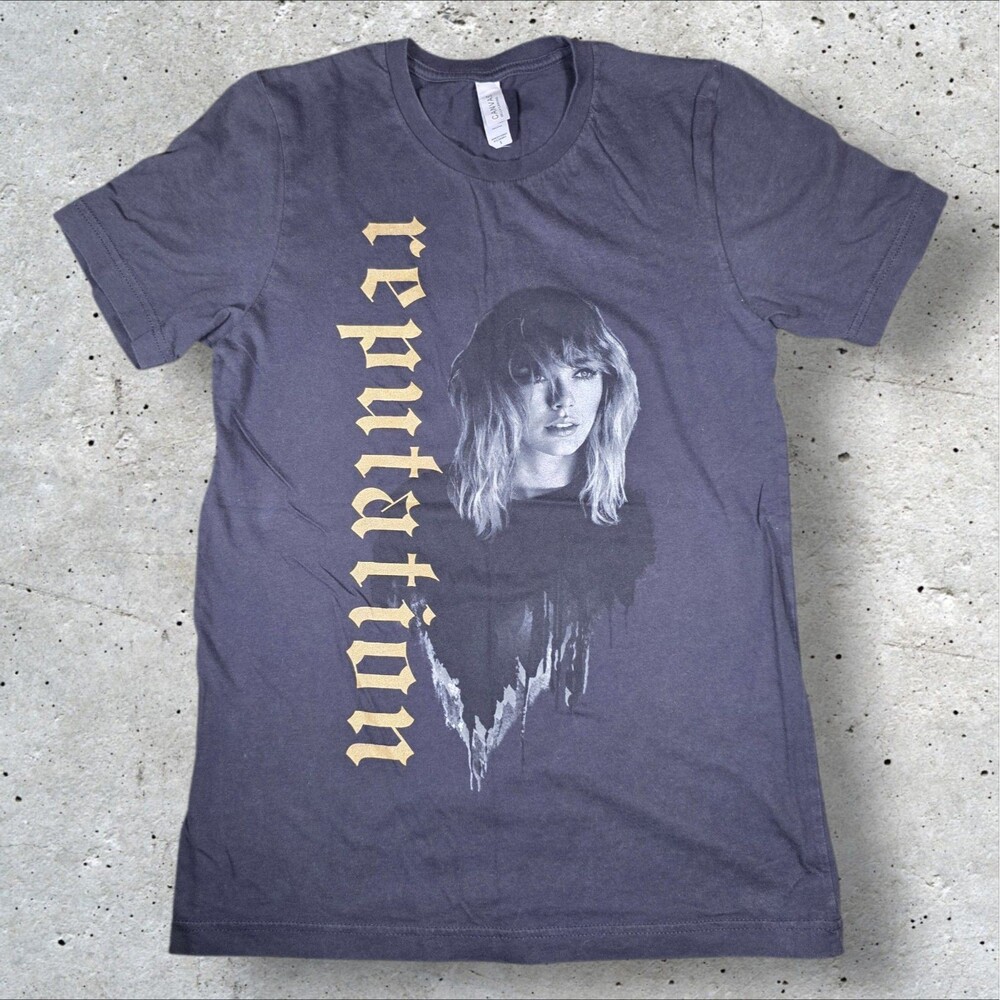 Taylor Swift Reputation Stadium Tour 2018 T Shirt Small Bella Canvas Authentic